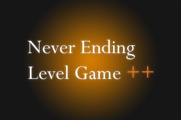 Never Ending Level Game ++ project preview